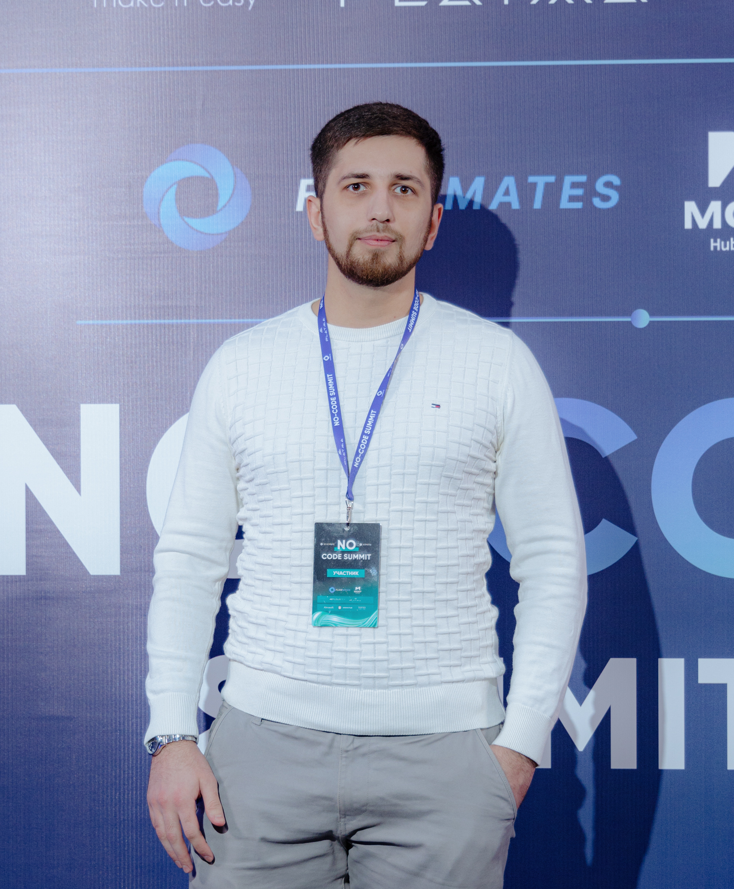 Namig at a tech conference